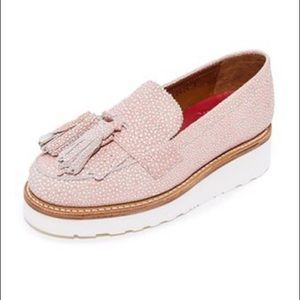 Grenson Clara Loafer in Pink Stingray Sz 7